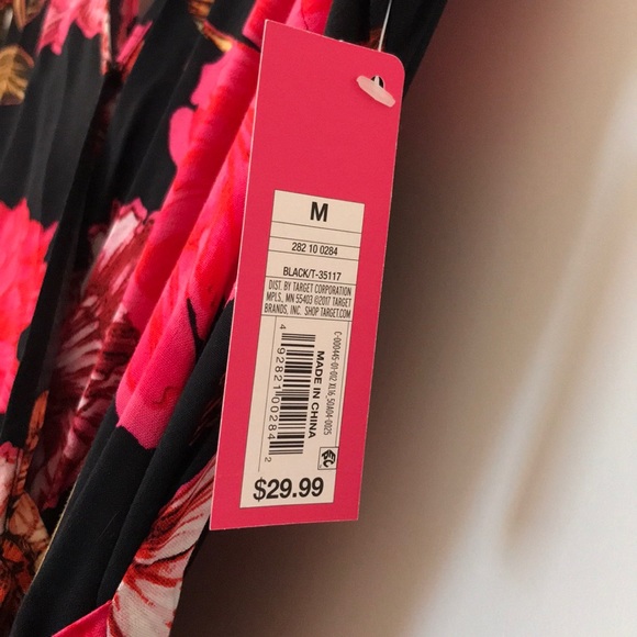 Floral Xhilaration asymmetrical maxi dress! Medium - Picture 2 of 3